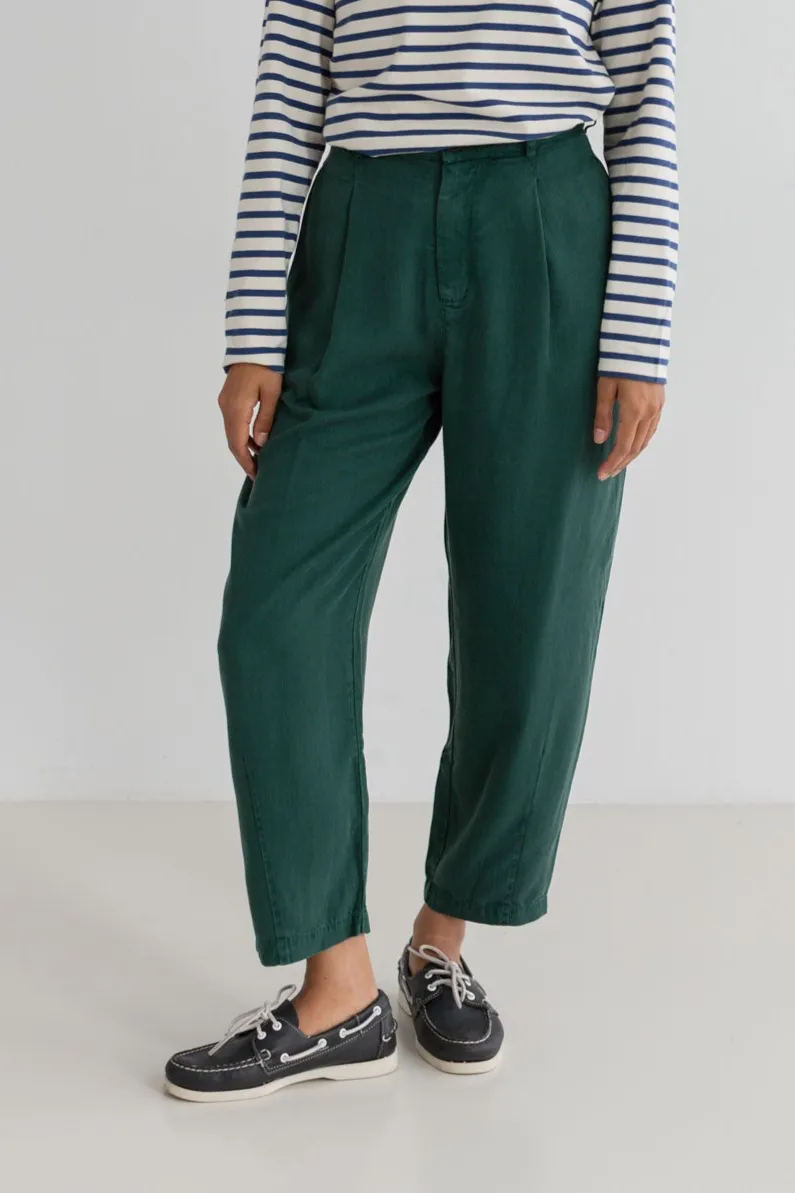 TWOTHIRDS TWOTHIRDS Damen vegan Hose Haruku Dunkelgrün, Dunkelgrün, – Produktbild 2 von 2