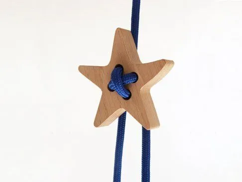 werkvoll by Lena Peter werkvoll by Lena Peter Nachhaltige Holz Kinder Schaukel FREI, Dunkelblau, – Produktbild 7 von 8