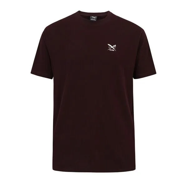 Iriedaily Iriedaily Chestflag Tee, Aubergine (rot), – Produktbild 1 von 3