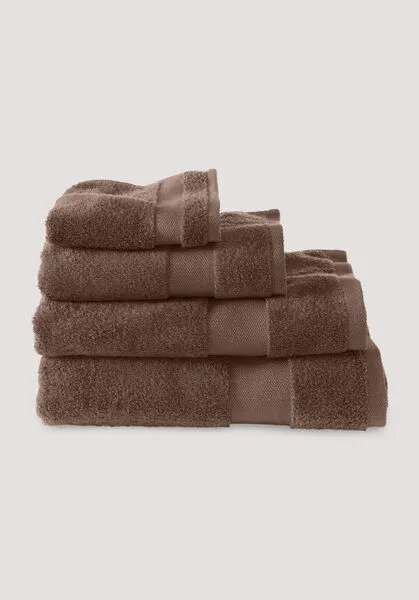 hessnatur hessnatur Frottier Handtuch aus reiner Bio-Baumwolle, Schokobraun, – Produktbild 1 von 1