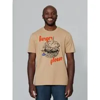 watapparel watapparel T-Shirt Unisex Burger please, Latte, – Produktbild 1 von 1