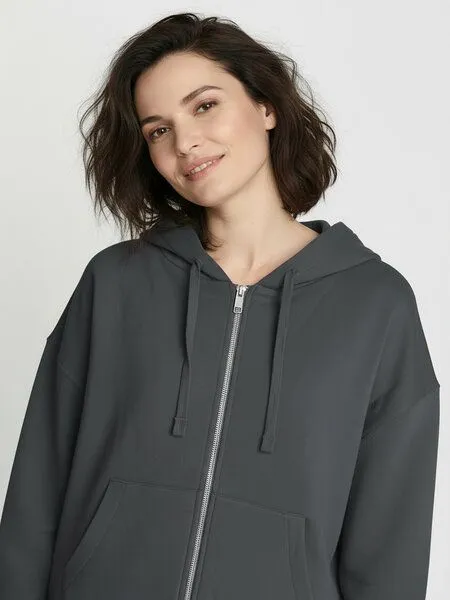 GreenBomb GREENBOMB Sweatjacke Basic Vale, Gravel, – Produktbild 4 von 4