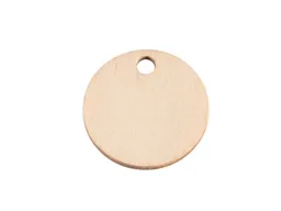 Einkaufswagen-Chip 'Green Coin' blanko mit Bohrung, FSC-zertifiziert – Produktbild 1 von 1