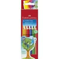 Faber Castell Faber-Castell Buntstift Jumbo Grip 6er-Kartonetui – Produktbild 1 von 1