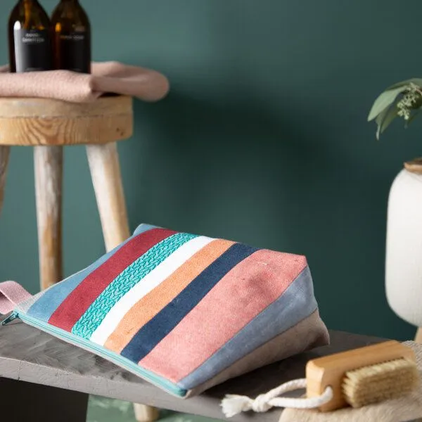 nahtur-design nahtur-design Nachhaltige Kulturtaschen | Leinen | verschiedene Farben, No_11 (bunt), – Produktbild 3 von 4