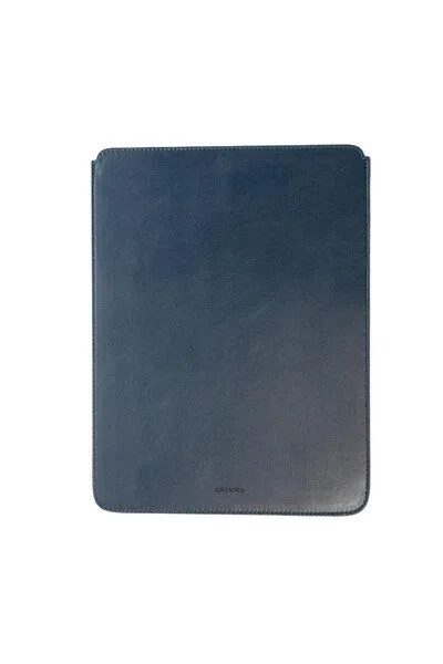 GREVIRO GREVIRO iPad Sleeve aus Kaktusleder (vegan) – passend für iPad 11", Surface Go, Galaxy Tab & Kindle Scribe, Blau glatt, – Produktbild 1 von 4