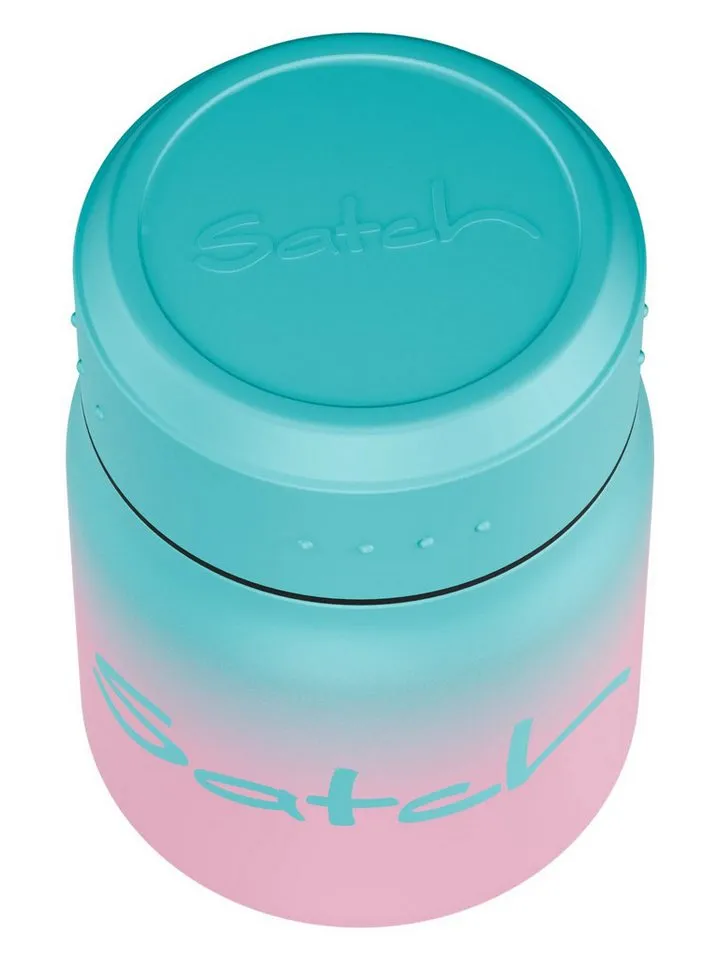 Satch Satch Lunchbox Thermo Lunchbox, Edelstahl, (Thermo Lunchbox, 3-tlg., 1x Thermo Lunchbox, 1x Gabel-Löffelkombination), spülmaschinengeeignet bis 45 Grad, Handwäsche empfohlen, Rosa, – Produktbild 3 von 6