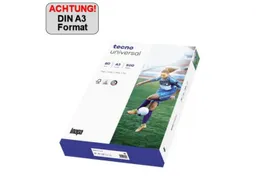 INAPA Kopierpapier Kopierpapier Universal 2100077589 A3 80g 500 Blatt – Produktbild 1 von 1