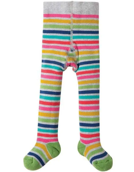 Frugi Frugi Thermo-Strumpfhose in grau-Rainbow – Produktbild 1 von 2
