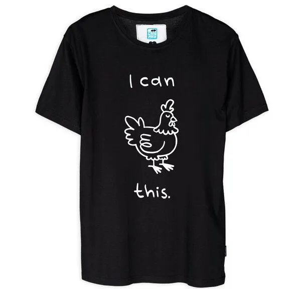 Gary Mash GARY MASH T-Shirt I can Hendl this aus Biobaumwolle, Schwarz, – Produktbild 2 von 2
