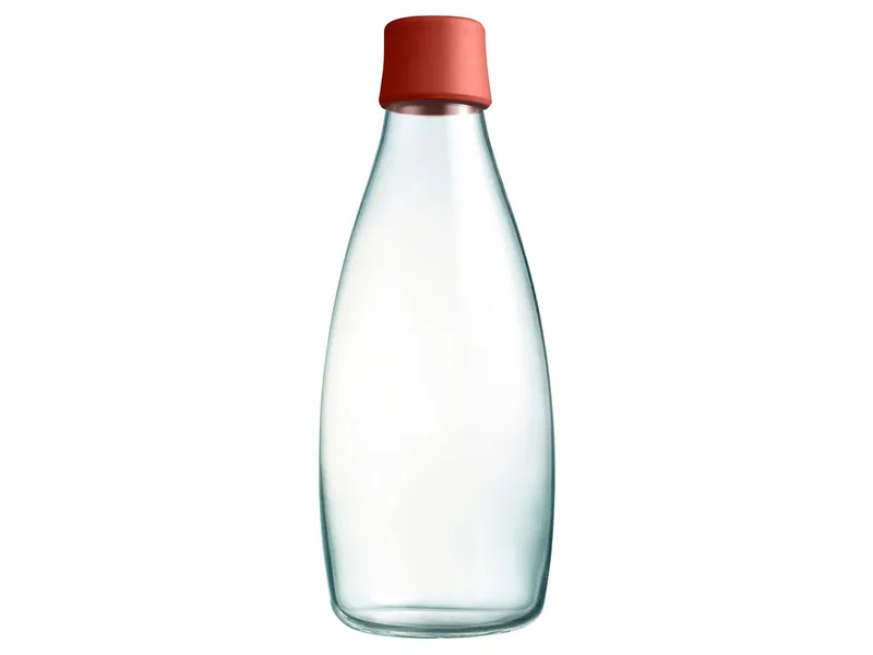 retap retap Trinkflasche 0,8 l aus Glas dusty red – Produktbild 1 von 1