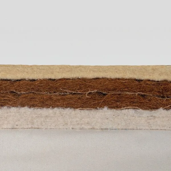 Oasia Manufaktur Oasia Manufaktur Kokos–Baumwolle–Schurwolle Matratze (extra fest), Bordeauxrot, – Produktbild 4 von 5