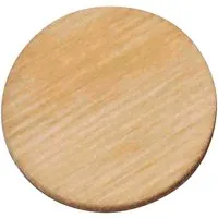 Einkaufswagen-Chip 'Green Coin' blanko,  FSC-zertifiziert – Produktbild 1 von 1