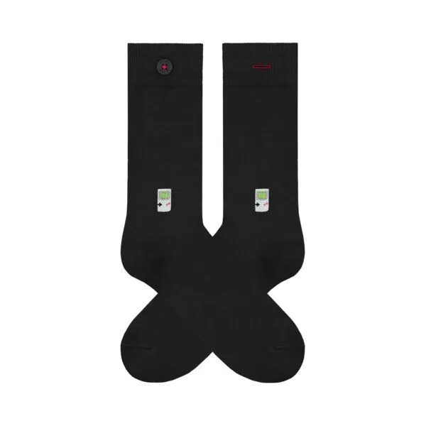 A-Dam A-Dam Socken mit Stickerei, Dean (schwarz), – Produktbild 1 von 3