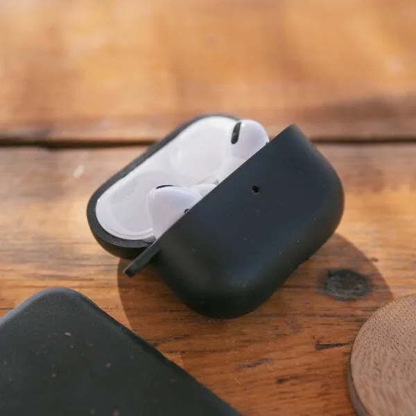 MMore MMore Biologisch abbaubare AirPods PRO Hülle Kompostierbar, Schwarz, – Produktbild 4 von 4