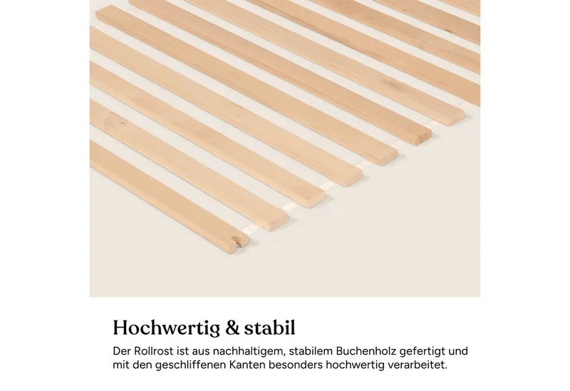 Rollrost Plano, aus FSC® zertifiziertem, massivem Buchenholz, Ehrenkind, 90x200 cm, für Modulares Familienbett Plano, Made in EU – Produktbild 5 von 5