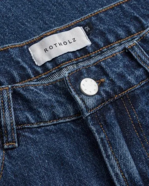 Rotholz Rotholz - Jeans Straight Leg, Blau (mid blue), – Produktbild 3 von 4