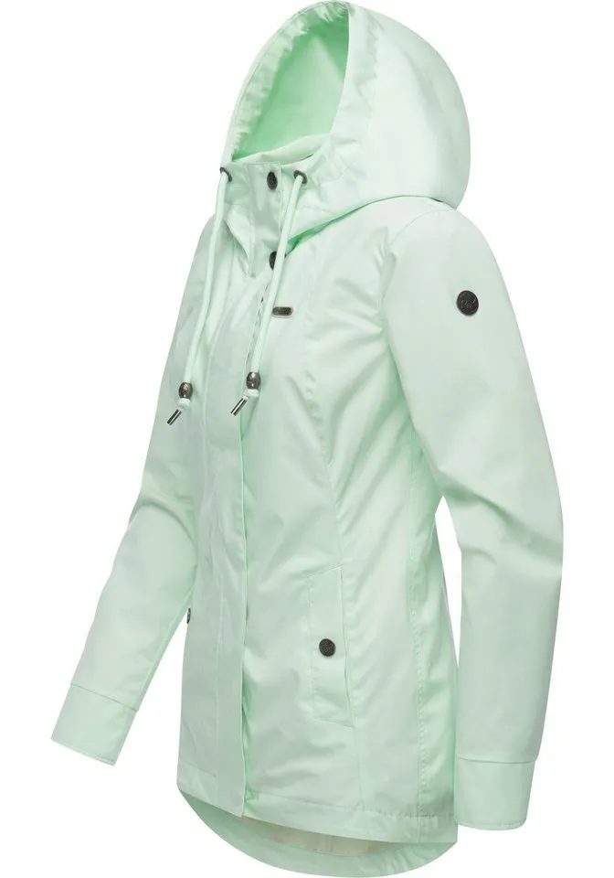 ragwear ragwear Outdoorjacke Alvena Summer YOUMODO Wasserdichte und atmungsaktive Übergangsjacke, Grün, – Produktbild 3 von 5
