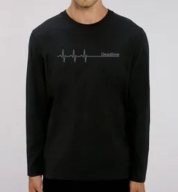 Picopoc Picopoc Deadline Langarm T-Shirt – Produktbild 1 von 1