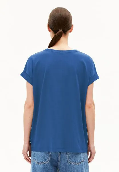 ARMEDANGELS ARMEDANGELS IDAARA Damen T-Shirt aus Bio-Baumwolle, Dark morning, – Produktbild 2 von 4