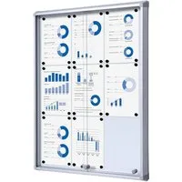 Schaukasten "Sven" B1 zertifiziert 9 x DIN A4 – Produktbild 1 von 1