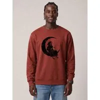 watapparel watapparel Sweatshirt Unisex Pizza for life, Earthy red, – Produktbild 1 von 1