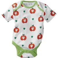 HANS NATUR Baby Body Kurzarm Bio-Baumwolle Apfel Gr. 74/80 – Produktbild 1 von 1