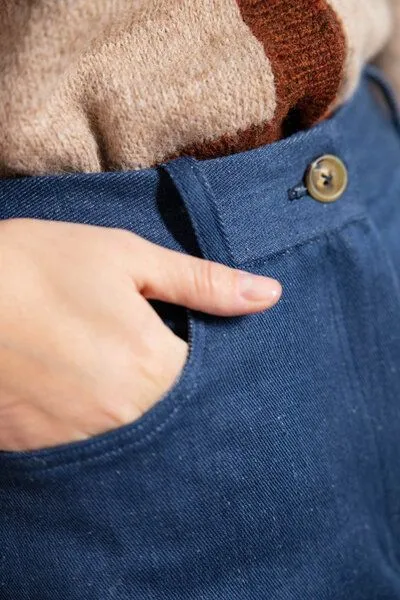 Jyoti - Fair Works Jyoti - Fair Works Bio-Baumwolldenim Hose Tarani, Denim, – Produktbild 4 von 4