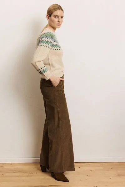 Tranquillo Tranquillo Cordhose Paolaa aus Biobaumwolle, Taupe, – Produktbild 7 von 7