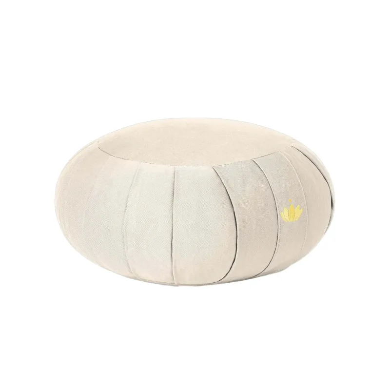 Lotuscrafts Kissenbezug Lotuscrafts Zafu Zen, Blanc, – Produktbild 1 von 1