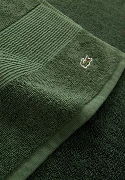 Lacoste Lacoste Gästehandtuch LLECROCO, Frottier (1-St), mit Label-Applikationen – Produktbild 1 von 1