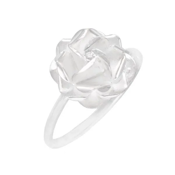 pakilia pakilia Silber Ring Rosenblüte Fair-Trade und handmade, Silver, – Produktbild 1 von 8
