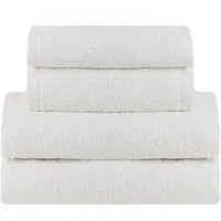 York YORK Frottier Handtuch/ Gästetuch / Badetuch 100 % Baumwolle, Weiss, – Produktbild 1 von 1