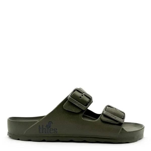 thies Vegane Ecofoam Sandale thies Men, Olive, – Produktbild 1 von 4