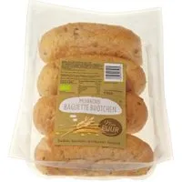 Nur Puur Mehrkorn-Baguettebrötchen zum Aufbacken (4 Stück) – Produktbild 1 von 1
