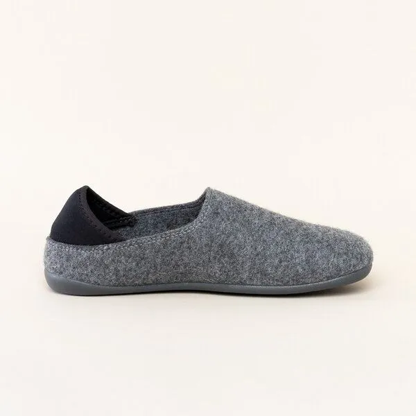 Gottstein Gottstein Filzhausschuh Wool Slip-On aus 100% Schurwolle - für Damen & Herren - Rutschfeste Gummisohle, Anthrazit, – Produktbild 3 von 4