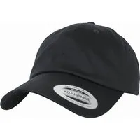 Flexfit Flexfit Organic Cotton Basecap Low Profile Flache Basecap, Schwarz, – Produktbild 1 von 1