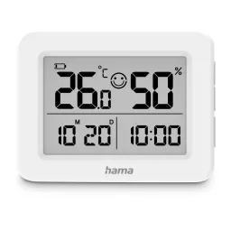 Hama Hama Thermometer und Hygrometer "Lefkada", Weiß – Produktbild 1 von 1