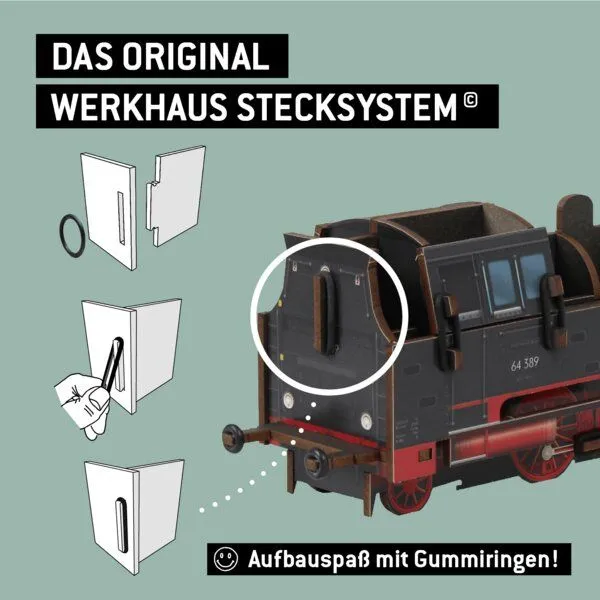 WERKHAUS WERKHAUS Stiftebox Dampflok BR 64 – Produktbild 2 von 5