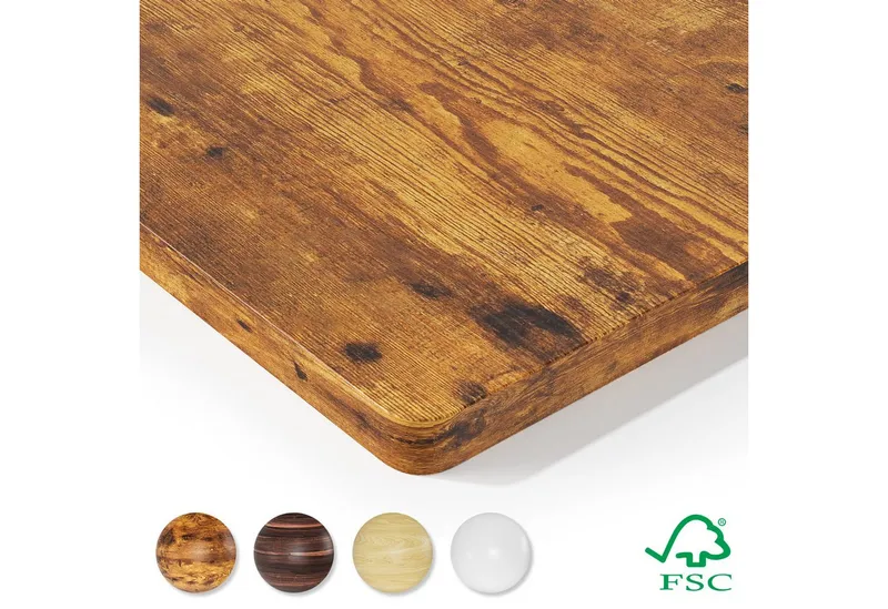 HOMALL Schreibtisch Höhenverstellbarer Elektrisch mit 25mm starker einteiliger Tischplatte (25 mm dicke, nahtlose, monolithische Tischplatten Keine gespleilten Platten Vielseitig und hochwertig Erinnerung bei langerem Stehen), Braun, – Produktbild 4 von 5