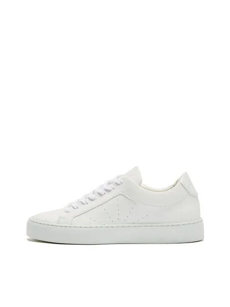 NINE TO FIVE NINE TO FIVE #pedró veganer Sneaker, Herren Runner aus recycelter Mircofaser, White star, – Produktbild 2 von 4