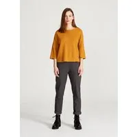 Givn Berlin Givn Berlin Damen Sweater aus recycelter Baumwolle "Sona", Mustard, – Produktbild 1 von 1