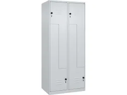 C+P C+P Z-Spind Classic PLUS, 4 Fächer, 1850x800x500mm, Lichtgrau/Lichtgrau – Produktbild 1 von 1