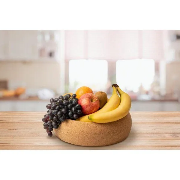 Kork-Deko Kork-Deko Große Obstschale aus Kork (Schüssel, Snackschale), ⌀=30cm – Produktbild 3 von 6
