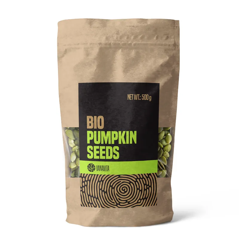 GymBeam Bio VanaVita BIO Kürbiskerne 500 g – Produktbild 1 von 1