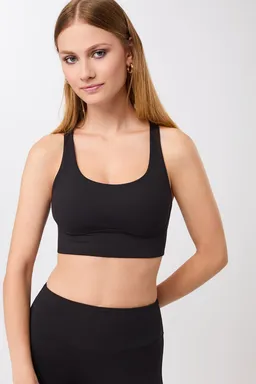 mandala MANDALA Damen vegan Sport Bh Schwarz – Produktbild 1 von 1