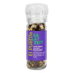 El Puente El Puente Salatzeit Zitronenpfeffer-Mix in der Mühle | Fair Trade | Vegan | Glutenfrei – Produktbild 1 von 1