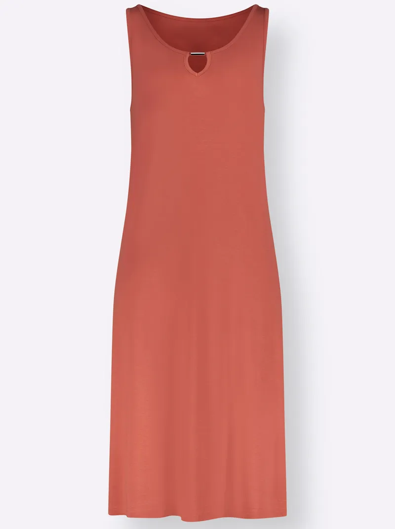 feel good Sommerkleid terrakotta, Terrakotta, – Produktbild 2 von 2
