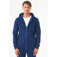 ORGANICATION ORGANICATION Sweatjacke aus Bio-Baumwolle, Navy, – Produktbild 1 von 1