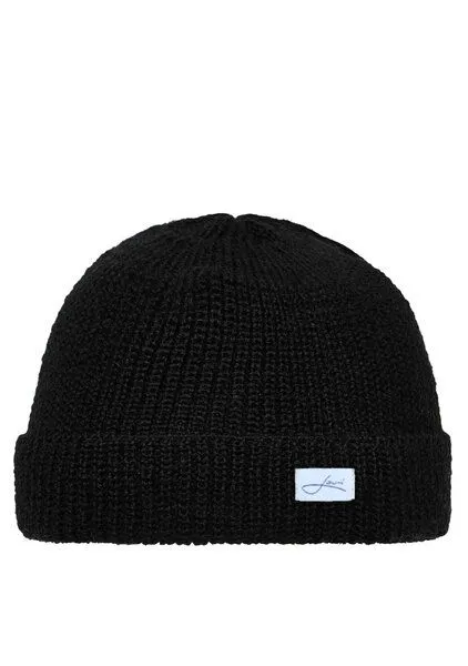 Lou-i Lou-i Fisherman Mütze Merinowolle unisex, Schwarz, – Produktbild 3 von 3